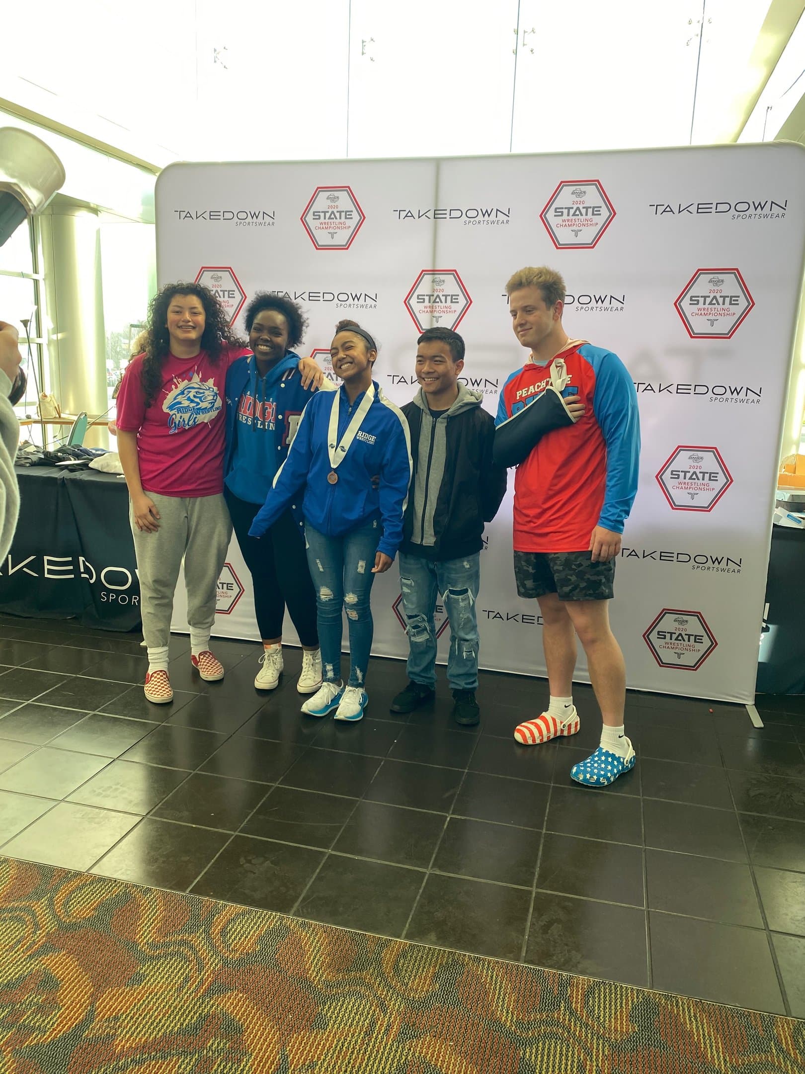 Peachtree Ridge wrestling team moment